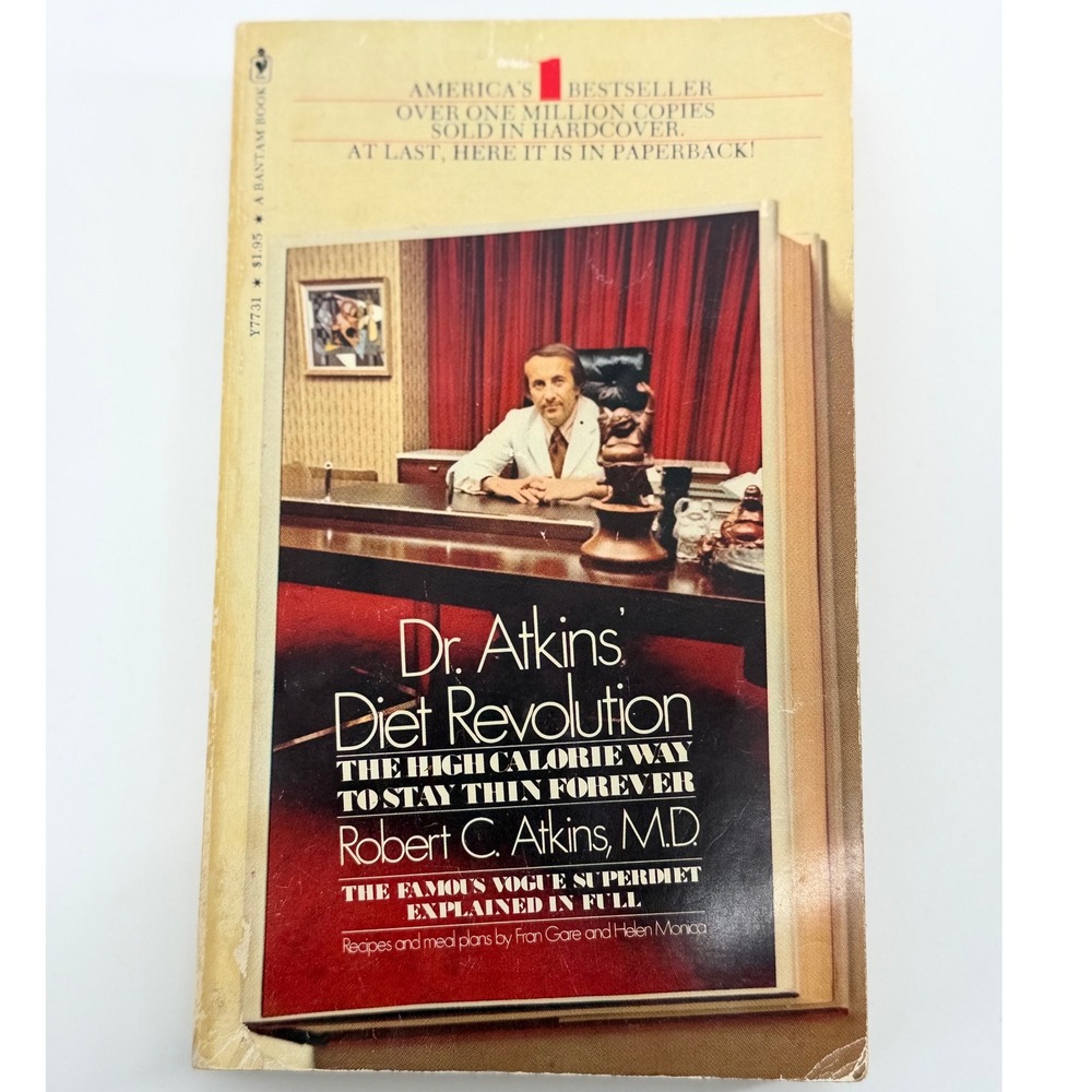 Dr Atkins Diet Revolution Robert C Atkins MD Vintage Paperback Bantam